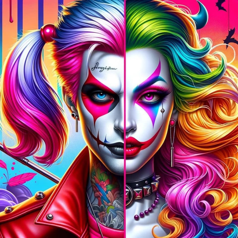 Harley and joker